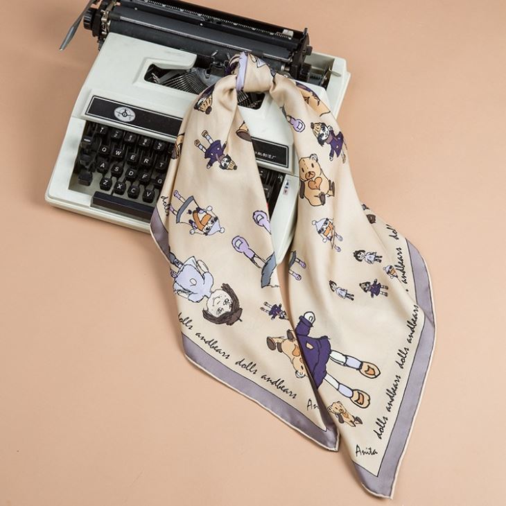 Own Design Silk Scarf For Women